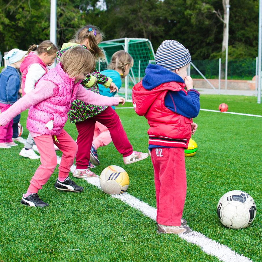 Kids Playing Soccer